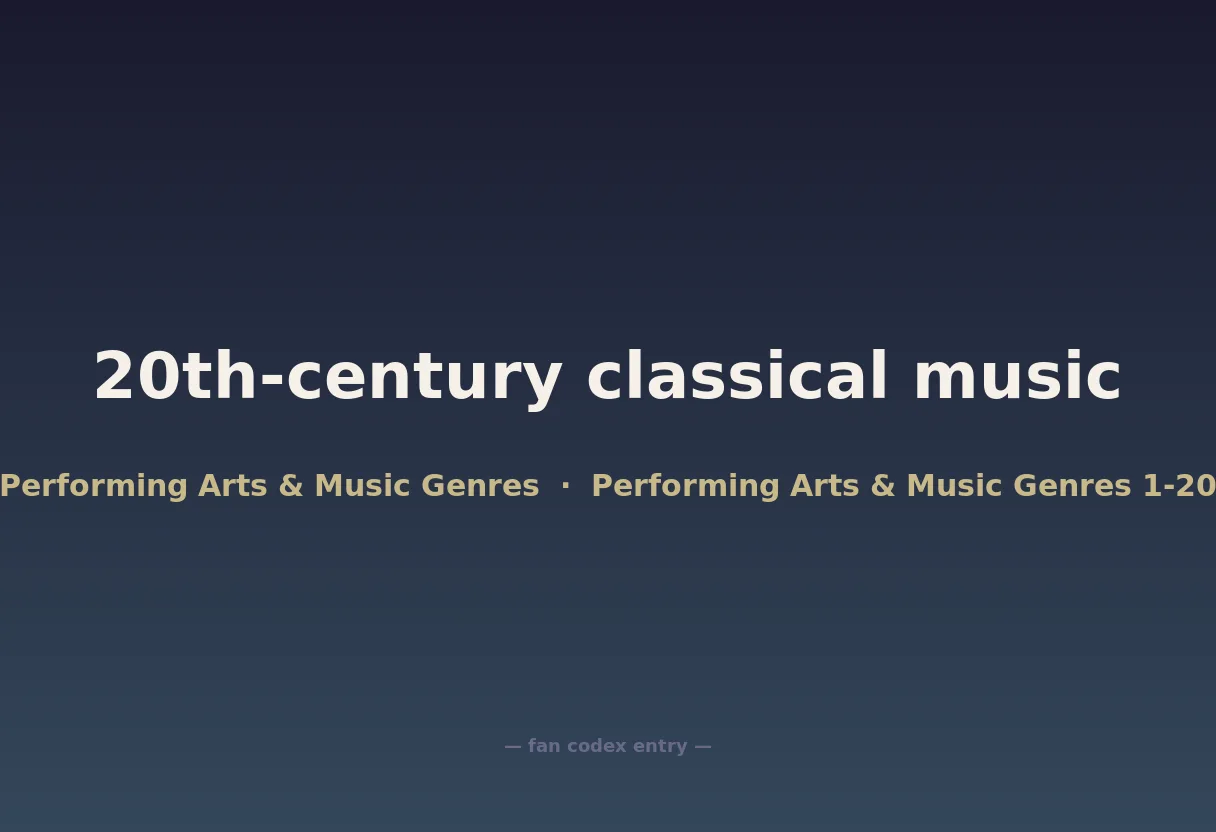 20th-century classical music