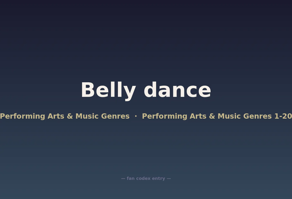 Belly dance