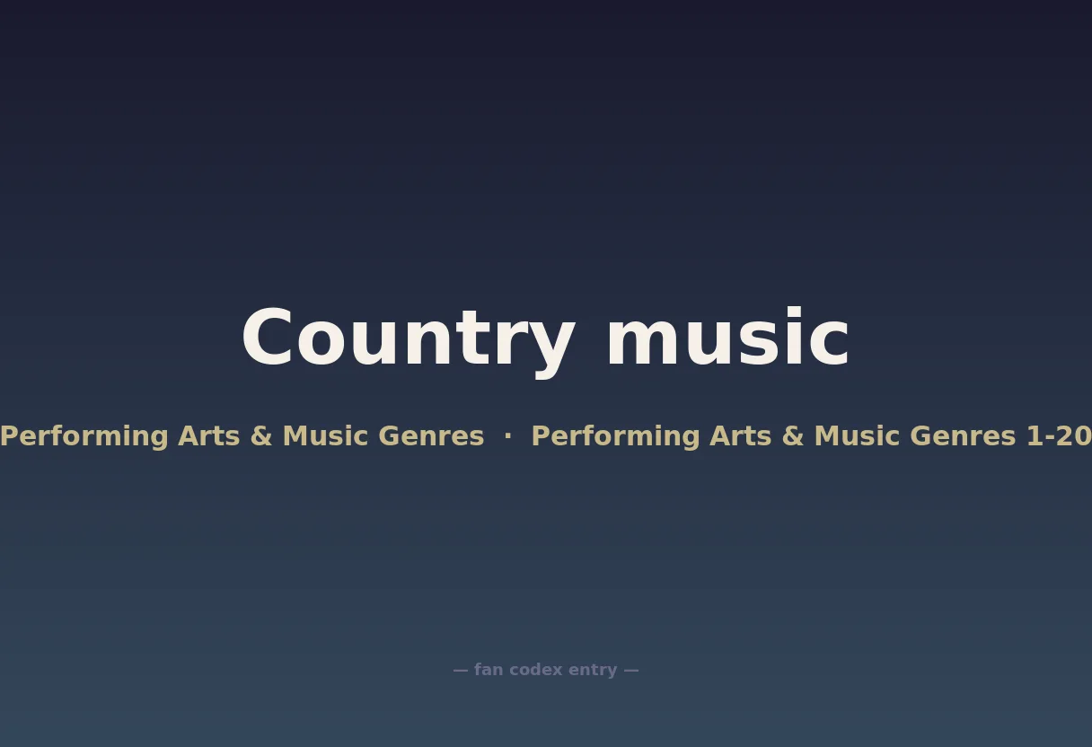 Country music